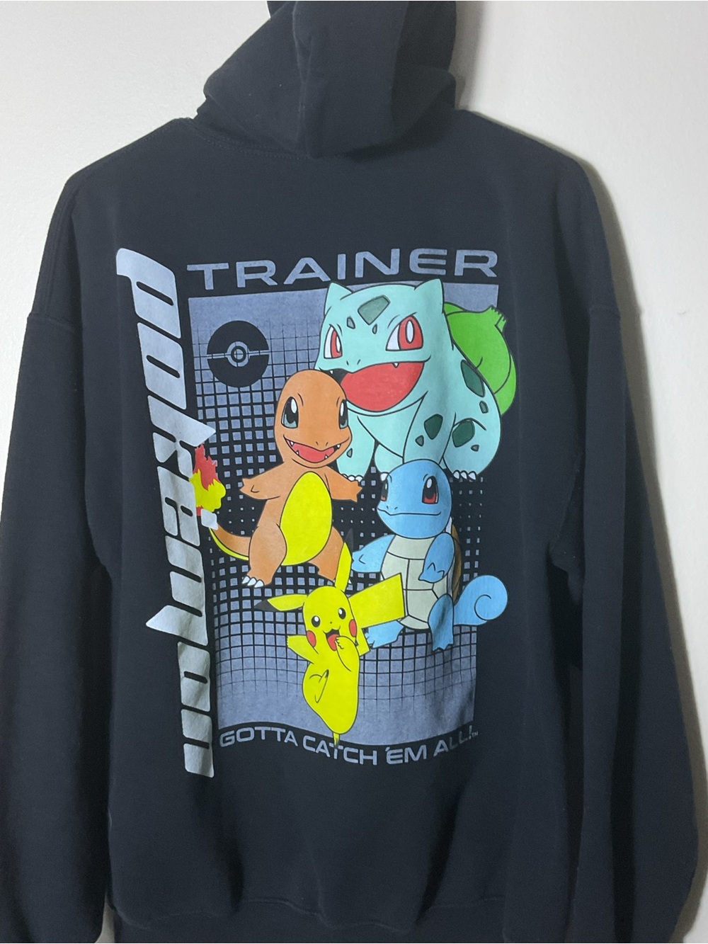Pokemon Trainer Hoodie Men's L Black Target Exclusive Gotta Catch Em All Graphic - Picture 8 of 8